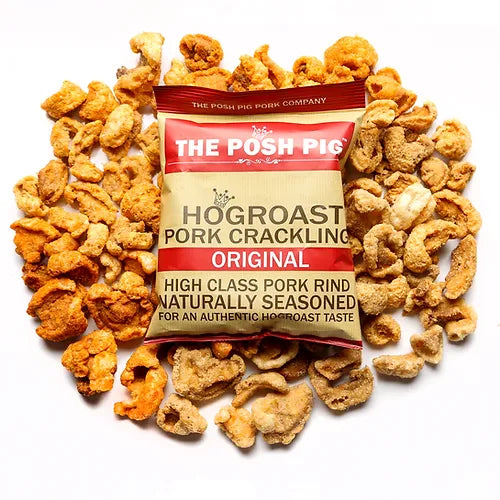 The Posh Pig Pork Crackling - Original 40g