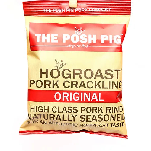 The Posh Pig Pork Crackling - Original 40g