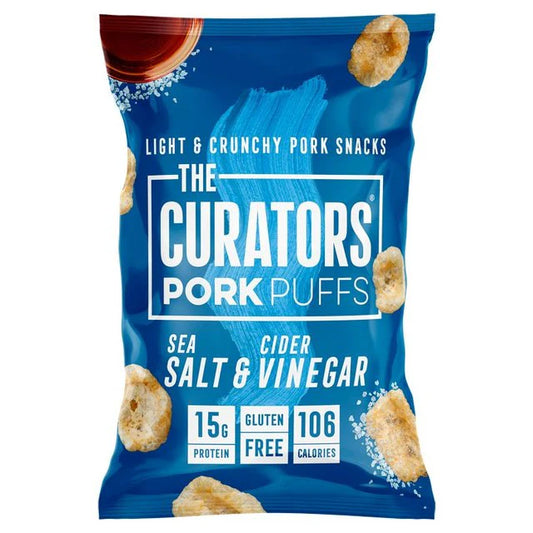 The Curators - Salt & Vinegar Pork Puffs 25g