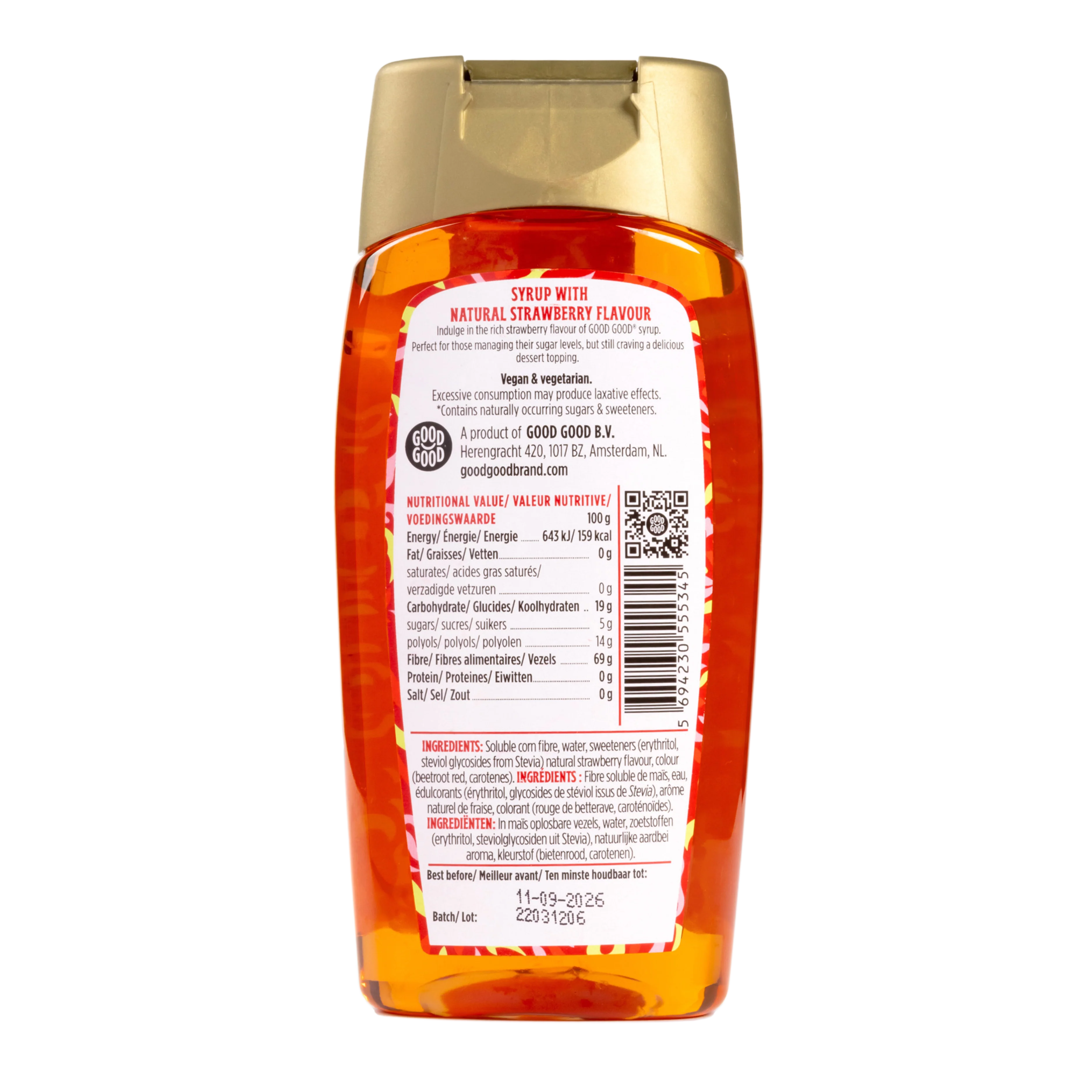 Keto Syrup - Strawberry 350g (250ml)