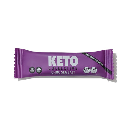 Keto Collective Choc Sea Salt Keto Bar 40g