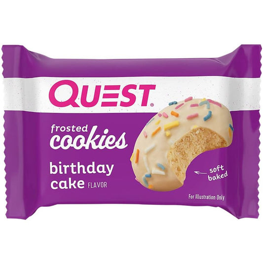 Quest Low Carb Frosted Cookie - Birthday Cake 25g