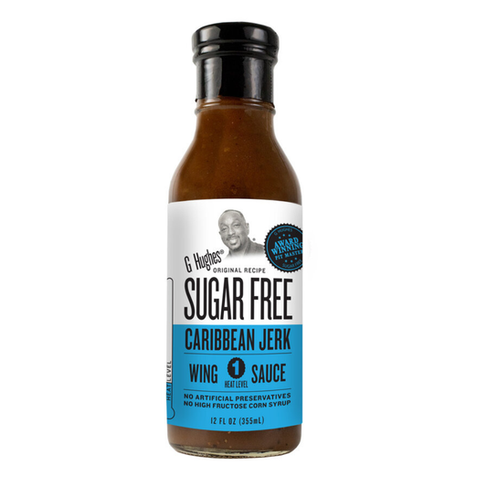 G Hughes Sugar Free Wing Sauce - Caribbean Jerk 355ml