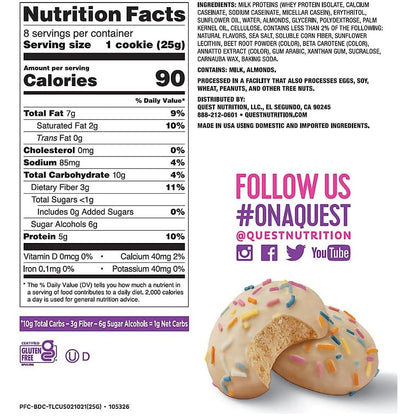 Quest Low Carb Frosted Cookie - Birthday Cake 25g