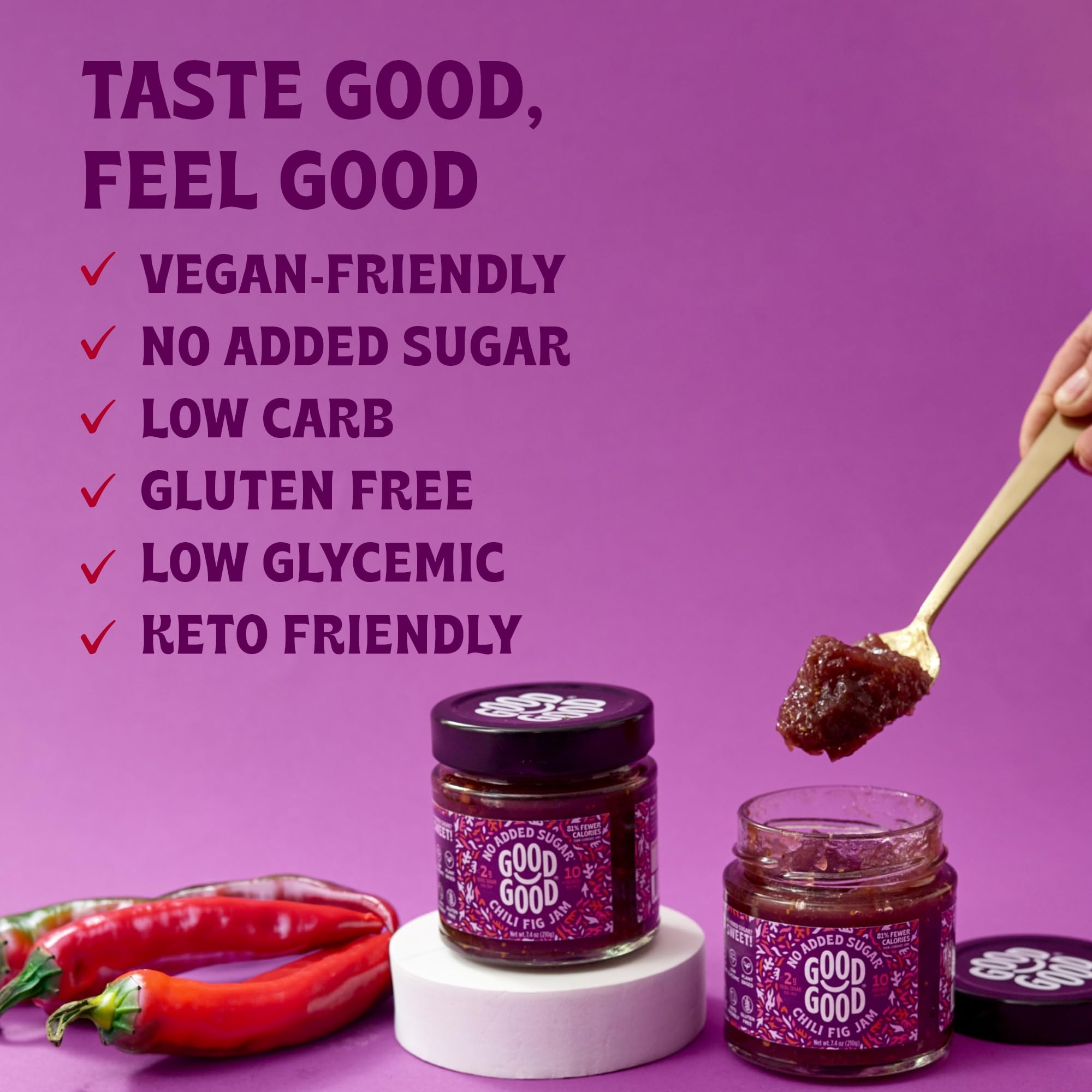 Keto Jam - Chilli Fig Spread 210g