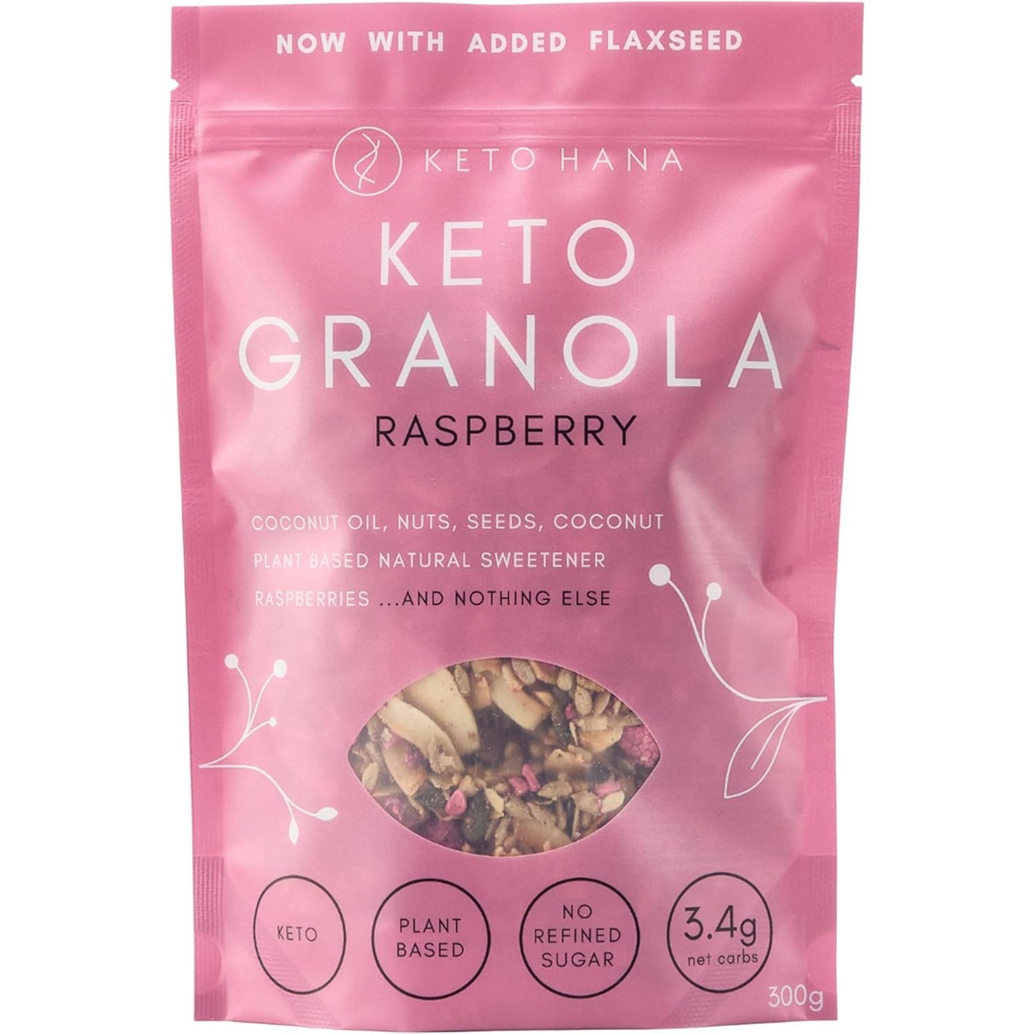 Keto Hana Raspberry Granola 300g