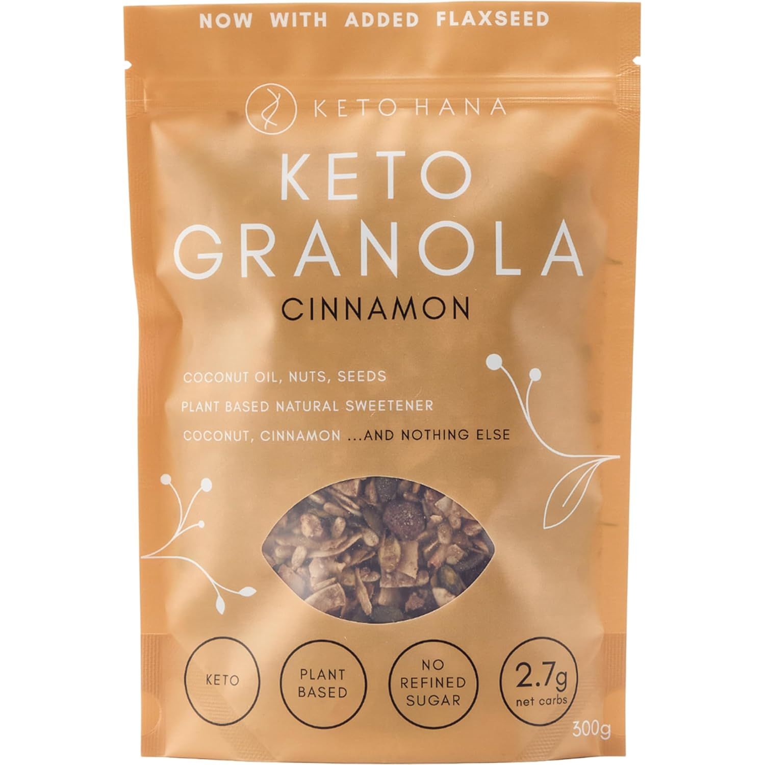 Keto Hana Cinnamon Granola 300g