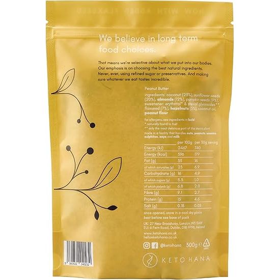Keto Hana Peanut Butter Granola 300g