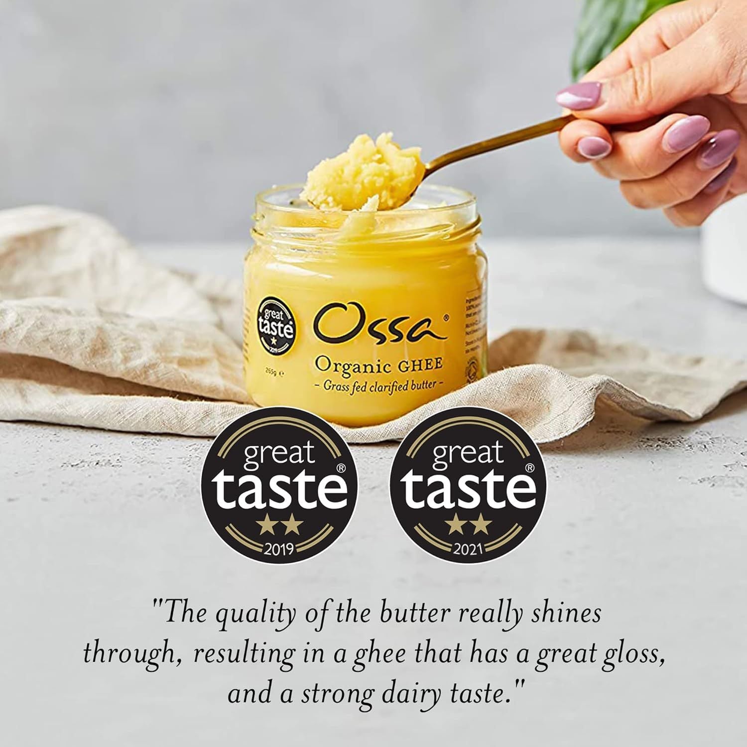 Ossa Organic Grass Fed Ghee 265g