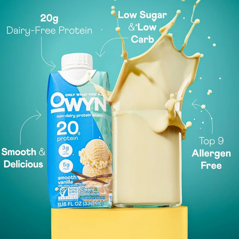 OWYN Keto Protein Shake - Smooth Vanilla 330ml