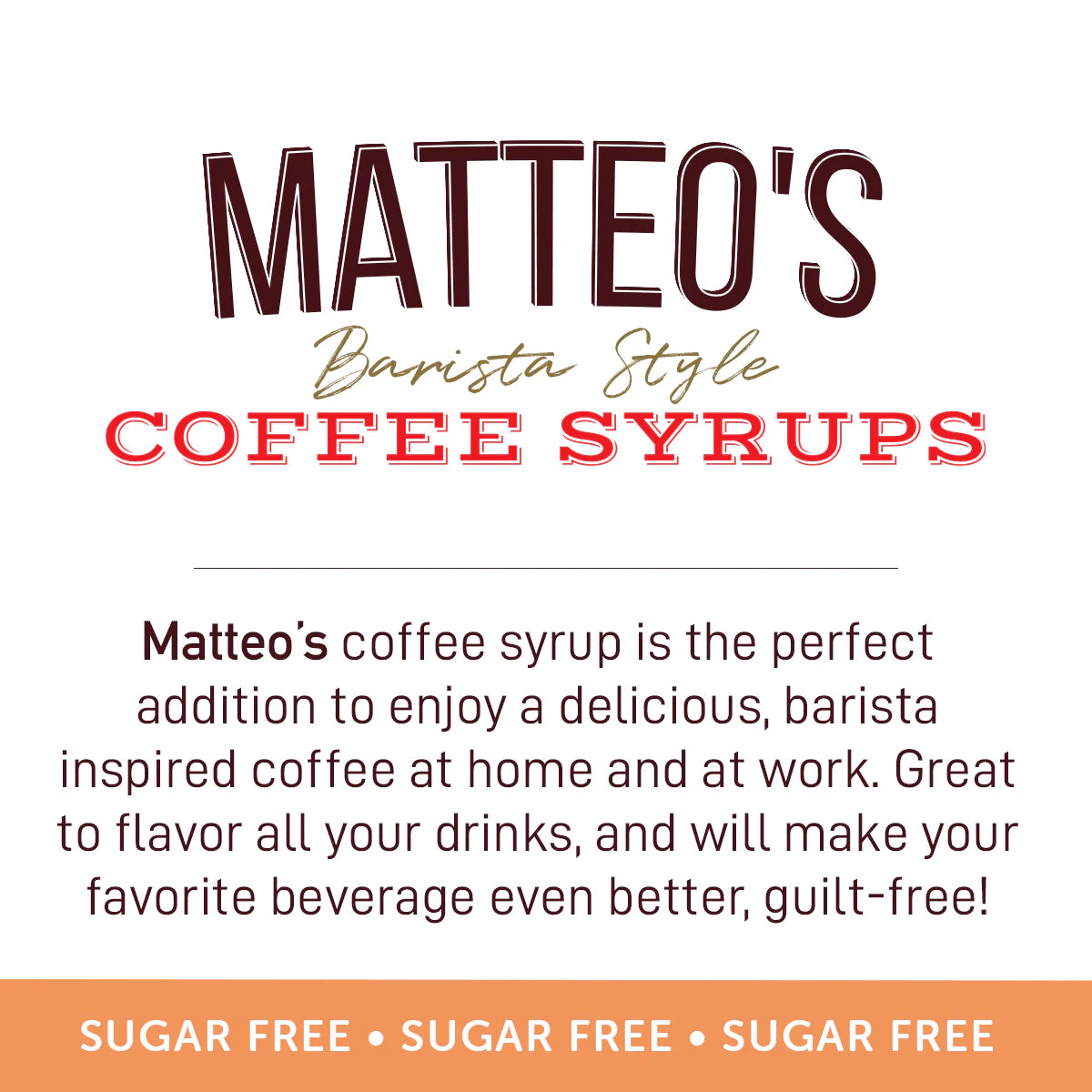 Matteo's Keto Coffee Syrup - Salted Caramel 750ml