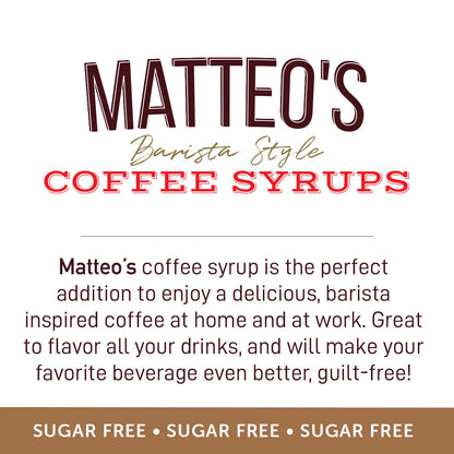 Matteo's Keto Coffee Syrup - S'mores 750ml