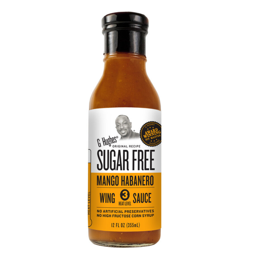 G Hughes Sugar Free Wing Sauce - Mango Habanero 355ml