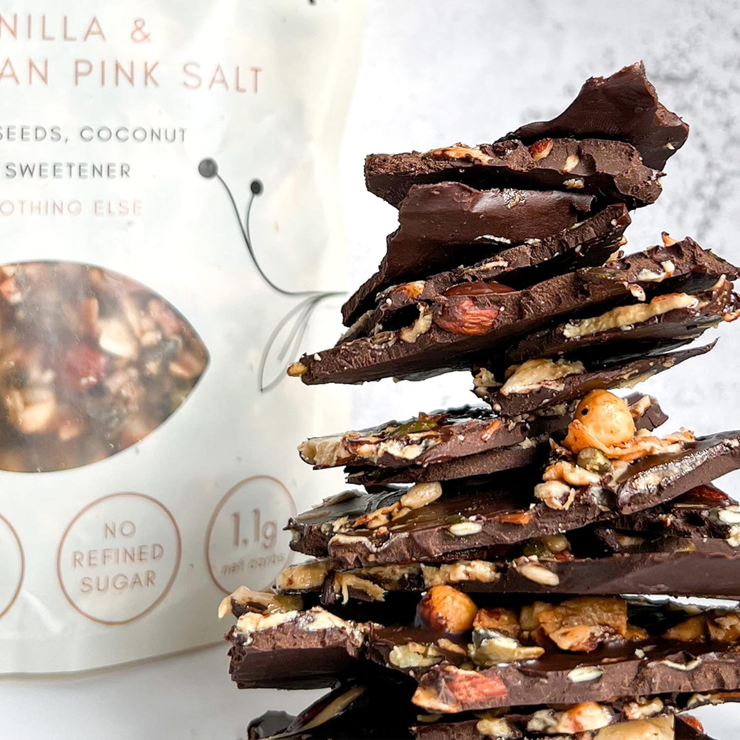 Keto Hana Vanilla & Pink Sea Salt Granola 300g