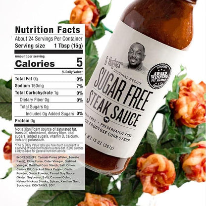G Hughes Sugar Free Steak Sauce 367g