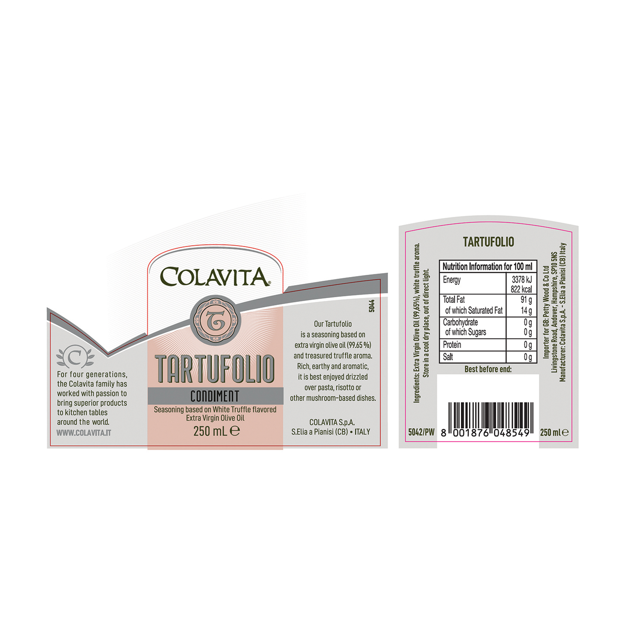 Colavita White Truffle Extra Virgin Olive Oil 250ml