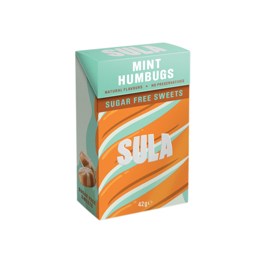 Sula Sugar Free Sweets - Mint Humbugs 42g