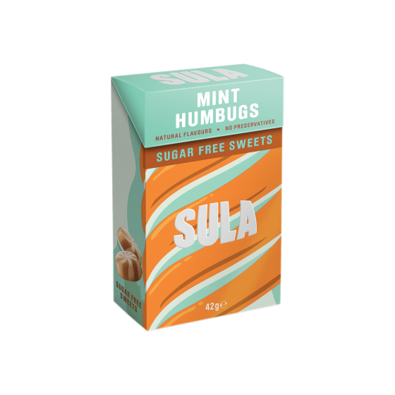 Sula Sugar Free Sweets - Mint Humbugs 42g