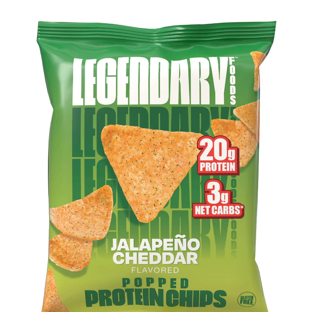Legendary Foods - Jalapeño Cheddar Popped Protein Chips 34g
