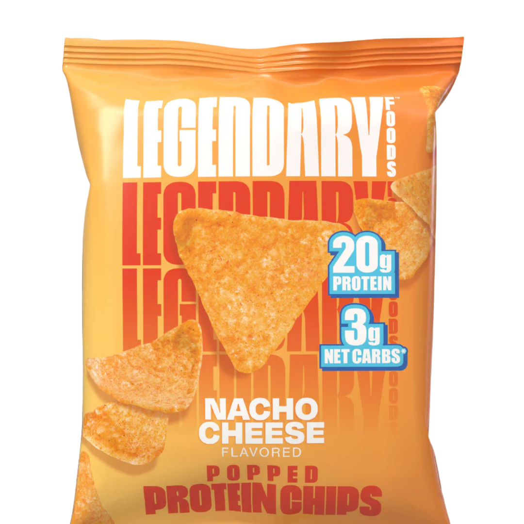 Legendary Foods - Nacho Cheese Popped Protein Chips 34g