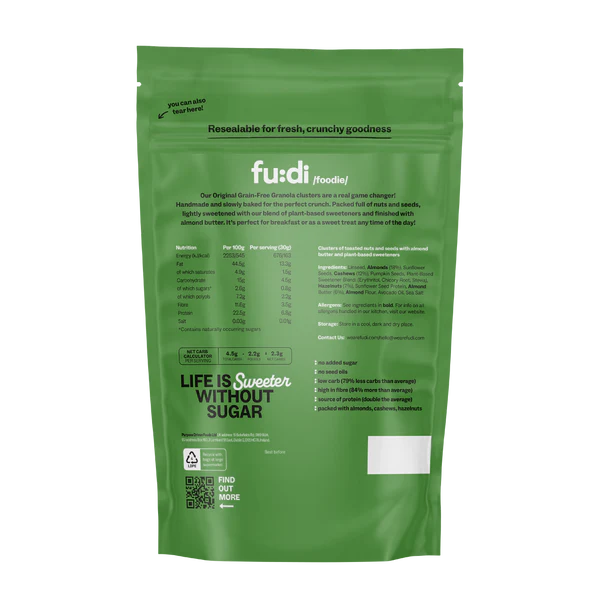 Fudi Keto Granola - Original 200g