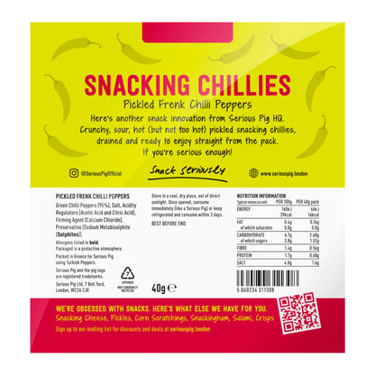 Serious Pig Snacking Chillies 40g