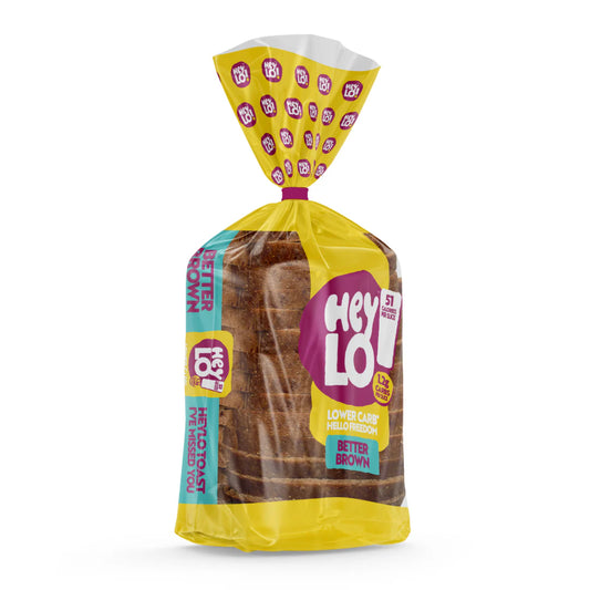 Heylo Better Brown Low Carb Bread Loaf 330g