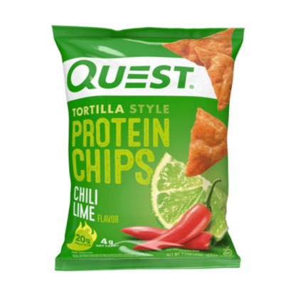 Quest Low Carb Tortilla Chips - Chilli Lime 32g