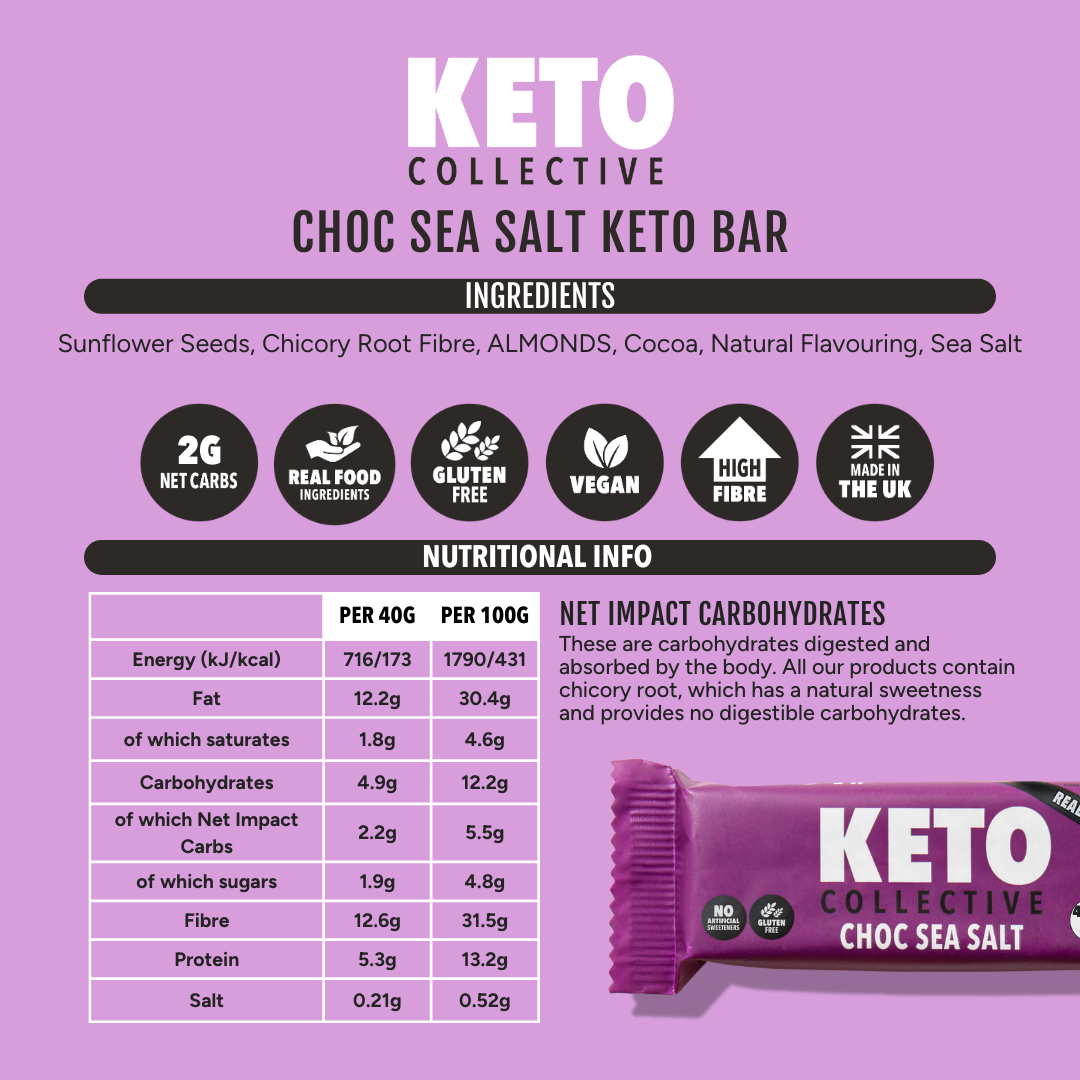 Choc Sea Salt Keto Bar 40g