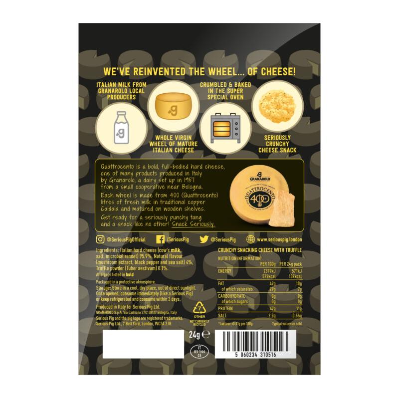 Serious Pig Crunchy Snacking Cheese with Truffle 24g