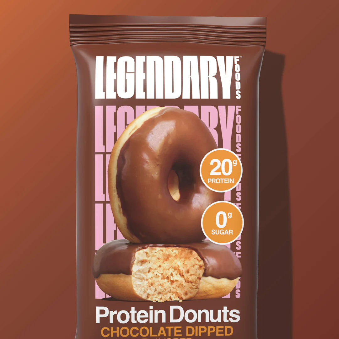 Legendary Foods - Chocolate Dipped Protein Donuts 61g
