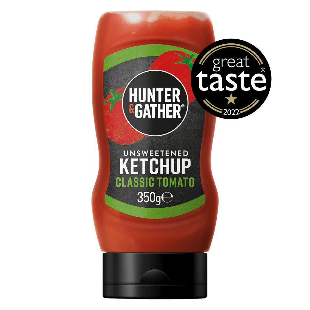 Hunter & Gather Unsweetened Tomato Ketchup 350g