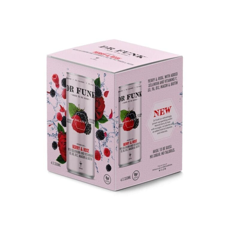 Dr Funk Berry & Rose Balance Edition - 4 x 330ml