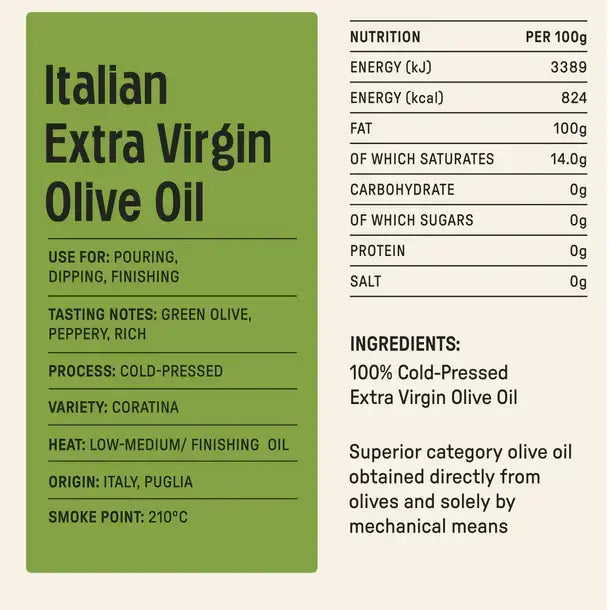 Good Phats Italian Extra Virgin Olive Oil 500ml