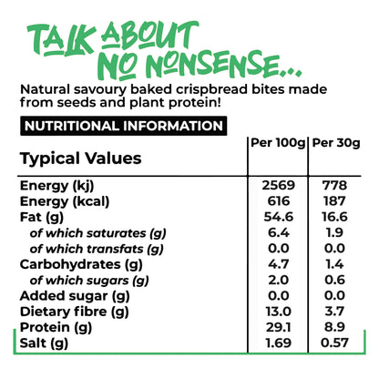 Eva Bold Rosemary & Pink Sea Salt Keto Crackers 30g