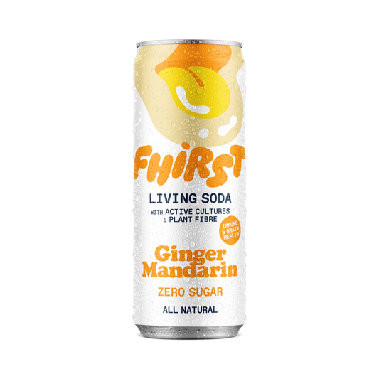 Fhirst Zero Sugar Living Soda - Ginger Mandarin 330ml