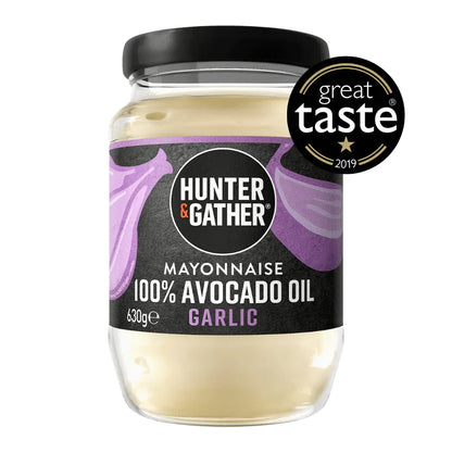 Hunter & Gather Avocado Oil Mayonnaise - Garlic 630g