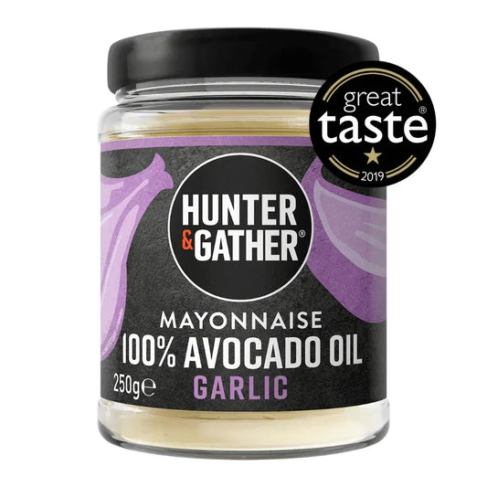 Hunter & Gather Avocado Oil Mayonnaise - Garlic 250g