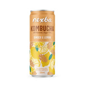 Nexba Ginger & Lemon Kombucha 330ml