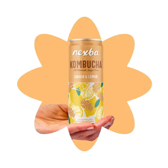 Nexba Ginger & Lemon Kombucha 330ml