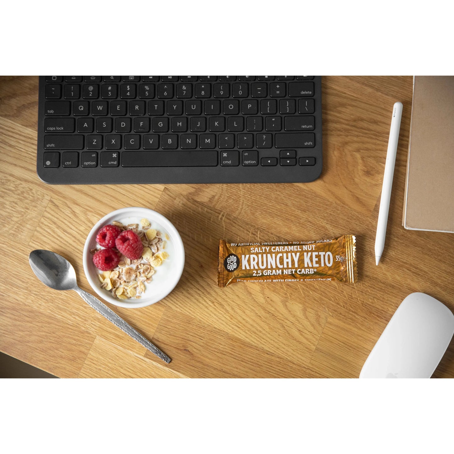 Good Good Krunchy Keto Bar - Salty Caramel Nut 35g