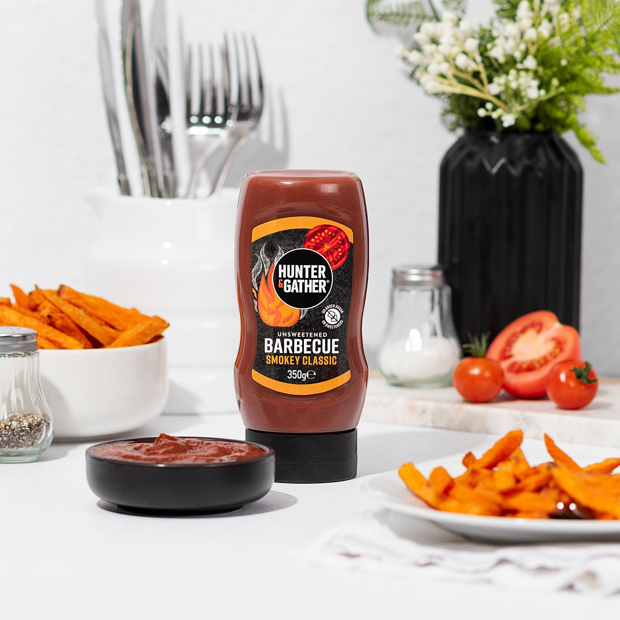 Hunter & Gather Unsweetened BBQ Sauce 350g