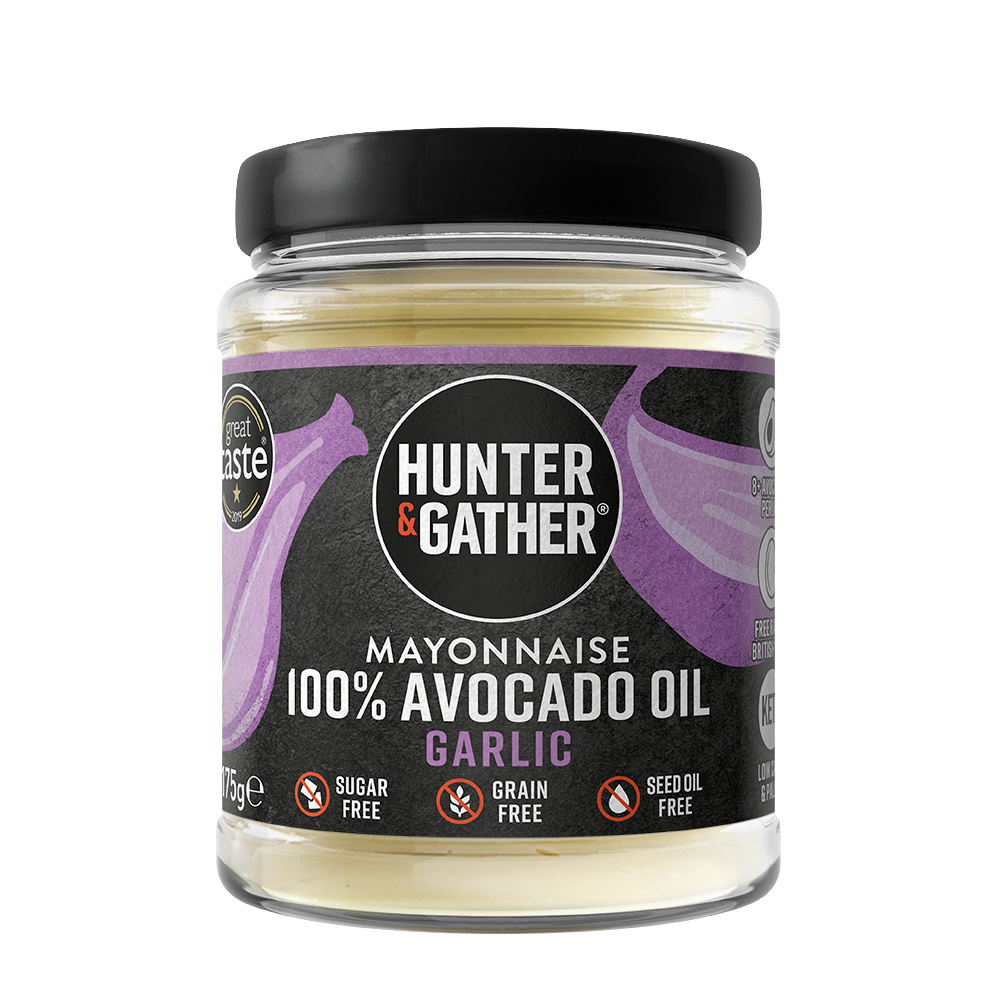 Hunter & Gather Avocado Oil Mayonnaise - Garlic 175g