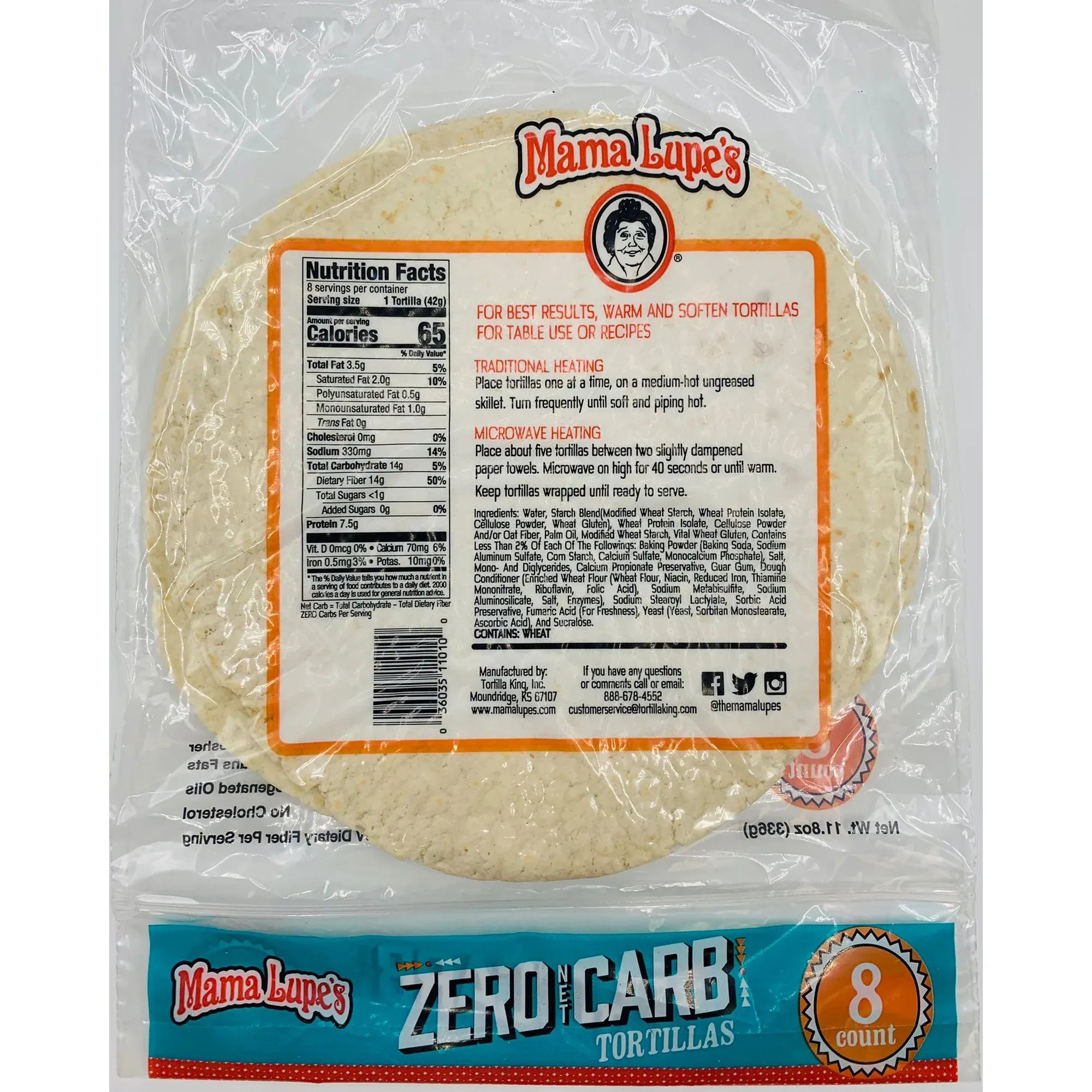 Zero Carb Tortillas - 8 x 42g