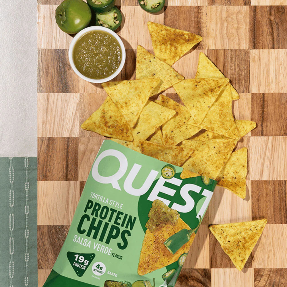 Low Carb Tortilla  Chips - Salsa Verde 32g