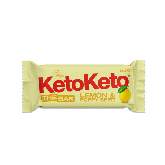 KetoKeto Lemon & Poppy Seed Keto Bar 50g