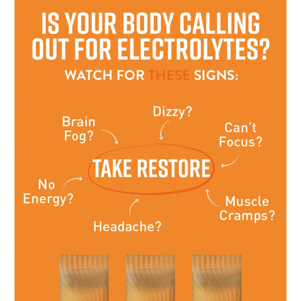 Hunter & Gather Restore Electrolytes - Blood Orange 30 pack