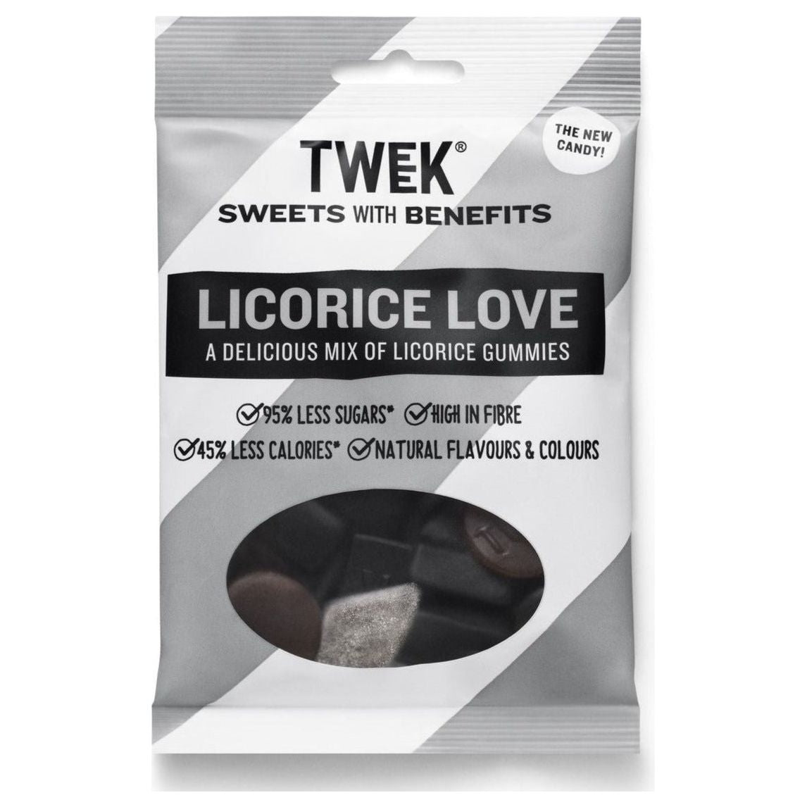 Tweek Low Sugar Sweets - Licorice Love 80g
