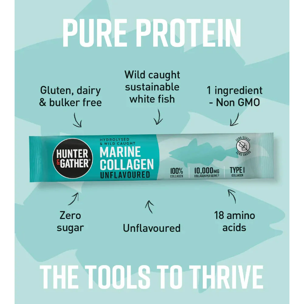 Hunter & Gather Marine Collagen Sachets 30 pack