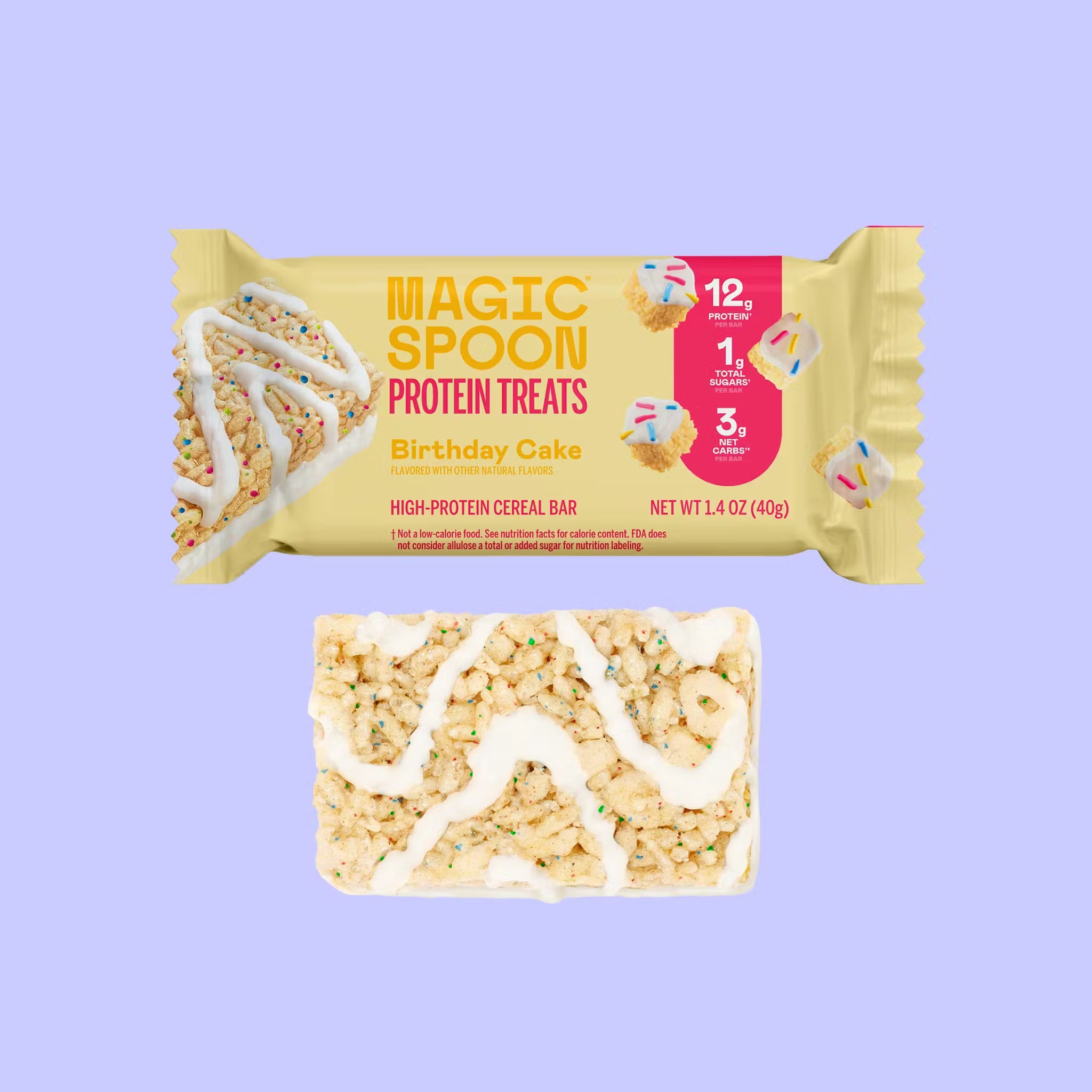 Magic Spoon Treats - Birthday Cake Protein Cereal Bar 40g